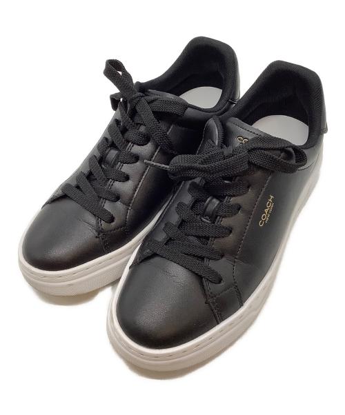 COACH（コーチ）COACH (コーチ) ハイラインスニーカー ブラック サイズ:24㎝の古着・服飾アイテム