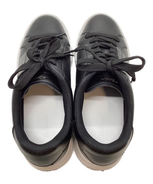 COACH（コーチ）COACH (コーチ) ハイラインスニーカー ブラック サイズ:24㎝の古着・服飾アイテム