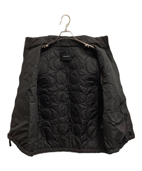 COACH（コーチ）COACH (コーチ) シグネチャーベスト ブラック サイズ:Mの古着・服飾アイテム