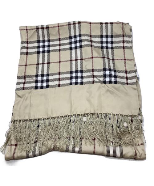BURBERRY LONDON（バーバリーロンドン）BURBERRY LONDON (バーバリーロンドン) チェックストール ベージュの古着・服飾アイテム