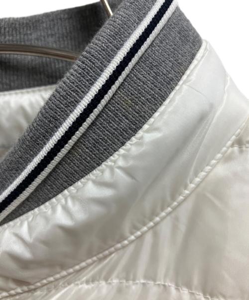 MONCLER（モンクレール）MONCLER (モンクレール) ダウンベスト ホワイト サイズ:Lの古着・服飾アイテム