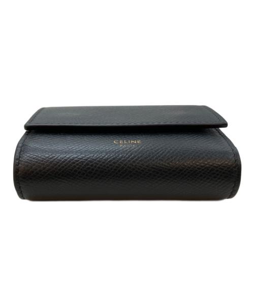 CELINE（セリーヌ）CELINE (セリーヌ) 3つ折り財布 ブラックの古着・服飾アイテム