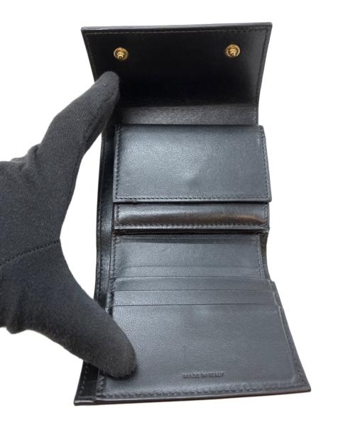 CELINE（セリーヌ）CELINE (セリーヌ) 3つ折り財布 ブラックの古着・服飾アイテム
