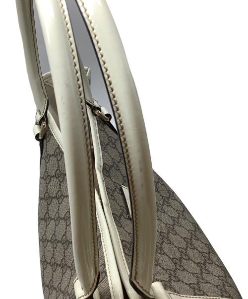 GUCCI（グッチ）GUCCI (グッチ) トートバッグ ベージュ×ホワイトの古着・服飾アイテム