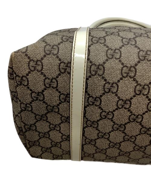 GUCCI（グッチ）GUCCI (グッチ) トートバッグ ベージュ×ホワイトの古着・服飾アイテム