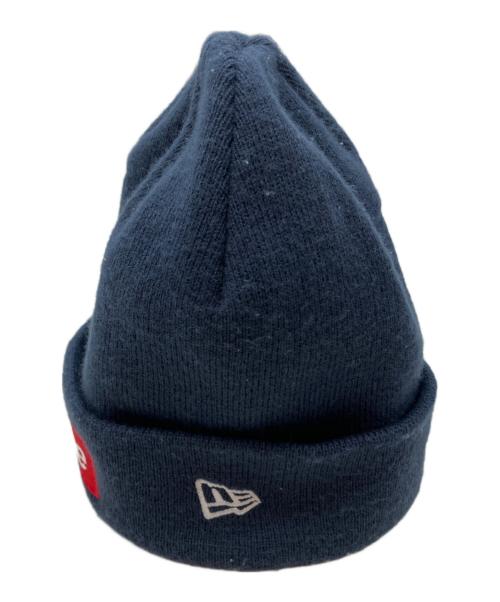 SUPREME（シュプリーム）SUPREME (シュプリーム) New Era (ニューエラ) ニット帽 ネイビーの古着・服飾アイテム
