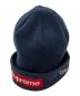 SUPREME（シュプリーム）の古着「ニット帽」｜ネイビー