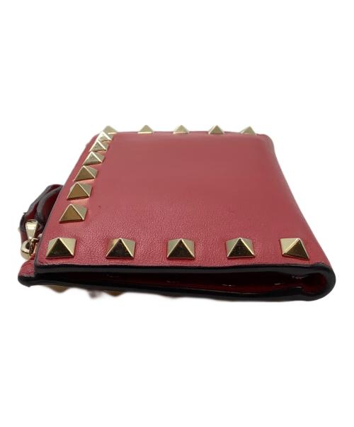 VALENTINO（ヴァレンティノ）VALENTINO (ヴァレンティノ) カードケース レッドの古着・服飾アイテム