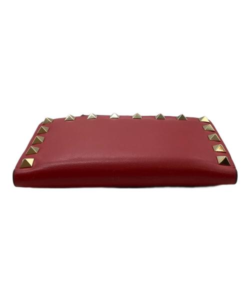 VALENTINO（ヴァレンティノ）VALENTINO (ヴァレンティノ) カードケース レッドの古着・服飾アイテム