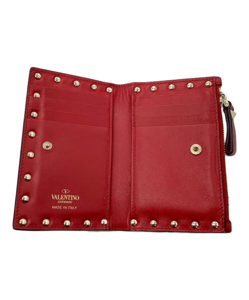 VALENTINO（ヴァレンティノ）VALENTINO (ヴァレンティノ) カードケース レッドの古着・服飾アイテム