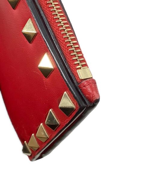 VALENTINO（ヴァレンティノ）VALENTINO (ヴァレンティノ) カードケース レッドの古着・服飾アイテム
