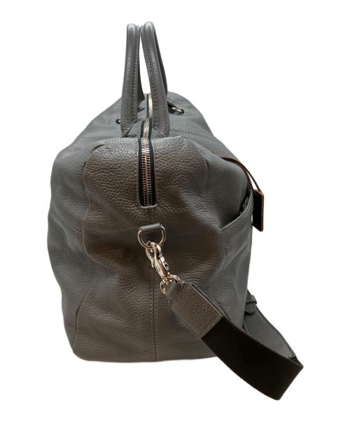 STEFANOMANO（ステファノマーノ）STEFANOMANO (ステファノマーノ) レザーボストンバッグ グレーの古着・服飾アイテム