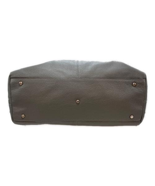 STEFANOMANO（ステファノマーノ）STEFANOMANO (ステファノマーノ) レザーボストンバッグ グレーの古着・服飾アイテム
