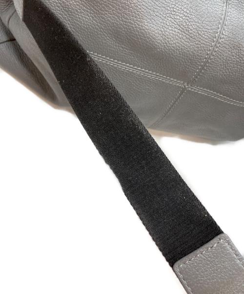 STEFANOMANO（ステファノマーノ）STEFANOMANO (ステファノマーノ) レザーボストンバッグ グレーの古着・服飾アイテム