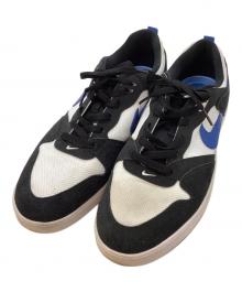 NIKE SB（ナイキエスビー）の古着「ローカットスニーカー」｜ホワイト×ブラック×ブルー