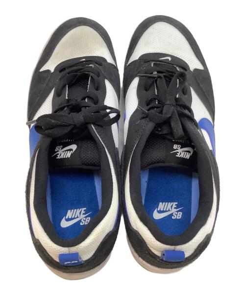 NIKE SB（ナイキエスビー）NIKE SB (ナイキエスビー) ローカットスニーカー ホワイト×ブラック×ブルー サイズ:29㎝の古着・服飾アイテム