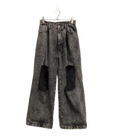 MAISON SPECIAL（メゾンスペシャル）の古着「デニムパンツ」｜ブラック