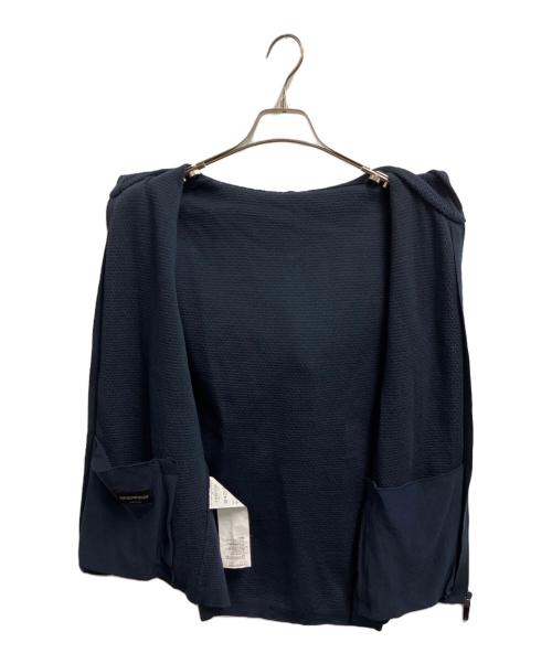 EMPORIO ARMANI（エンポリオ アルマーニ）EMPORIO ARMANI (エンポリオ アルマーニ) フーデットベスト ネイビー サイズ:ｻｲｽﾞ　50の古着・服飾アイテム