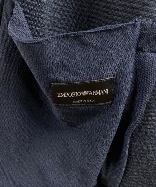 EMPORIO ARMANI（エンポリオ アルマーニ）EMPORIO ARMANI (エンポリオ アルマーニ) フーデットベスト ネイビー サイズ:ｻｲｽﾞ　50の古着・服飾アイテム