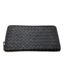 BOTTEGA VENETA（ボッテガベネタ）の古着「ラウンドファスナー財布」｜ブラウン