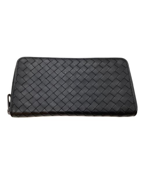 BOTTEGA VENETA（ボッテガベネタ）BOTTEGA VENETA (ボッテガベネタ) ラウンドファスナー財布 ブラウンの古着・服飾アイテム