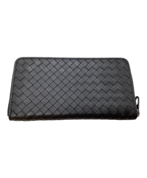 BOTTEGA VENETA（ボッテガベネタ）BOTTEGA VENETA (ボッテガベネタ) ラウンドファスナー財布 ブラウンの古着・服飾アイテム