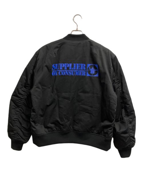 SUPPLIER（サプライヤー）SUPPLIER (サプライヤー) MA-1ジャケット ブラック サイズ:Lの古着・服飾アイテム