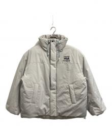 MARK GONZALES（マーク・ゴンザレス）の古着「中綿ジャケット」｜ライトグレー