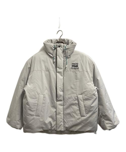 MARK GONZALES（マーク・ゴンザレス）MARK GONZALES (マーク・ゴンザレス) 中綿ジャケット ライトグレー サイズ:Lの古着・服飾アイテム