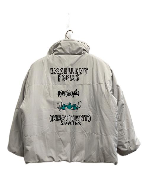 MARK GONZALES（マーク・ゴンザレス）MARK GONZALES (マーク・ゴンザレス) 中綿ジャケット ライトグレー サイズ:Lの古着・服飾アイテム
