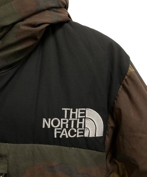 THE NORTH FACE（ザ ノース フェイス）THE NORTH FACE (ザ ノース フェイス) ダウンジャケット グリーン×ブラック×ブラウン サイズ:Lの古着・服飾アイテム