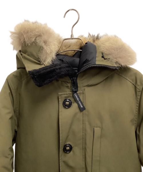 CANADA GOOSE（カナダグース）CANADA GOOSE (カナダグース) ダウンジャケット ブラウン×ブラック サイズ:M/Mの古着・服飾アイテム