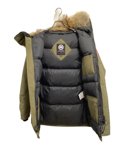 CANADA GOOSE（カナダグース）CANADA GOOSE (カナダグース) ダウンジャケット ブラウン×ブラック サイズ:M/Mの古着・服飾アイテム