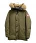 CANADA GOOSE（カナダグース）の古着「ダウンジャケット」｜ブラウン×ブラック