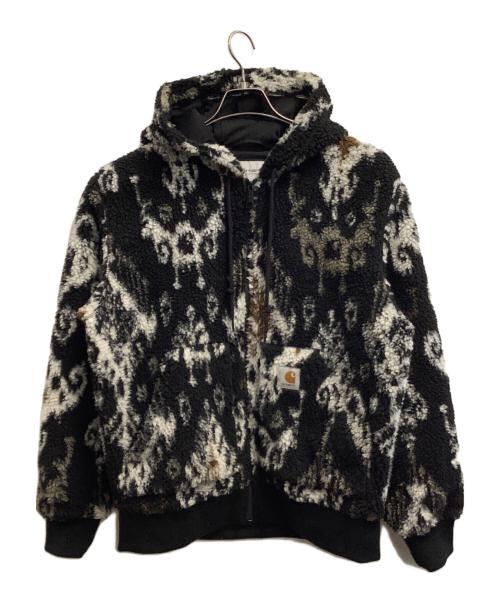 CarHartt（カーハート）CarHartt (カーハート) ボアジャケット ブラック×ホワイト サイズ:Mの古着・服飾アイテム