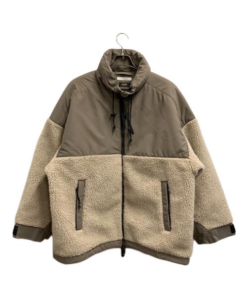 JOURNAL STANDARD（ジャーナルスタンダード）JOURNAL STANDARD (ジャーナルスタンダード) ボアフリースジャケット ベージュ サイズ:Lの古着・服飾アイテム