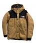 THE NORTH FACE（ザ ノース フェイス）の古着「ダウンジャケット」｜ブラウン×ブラック