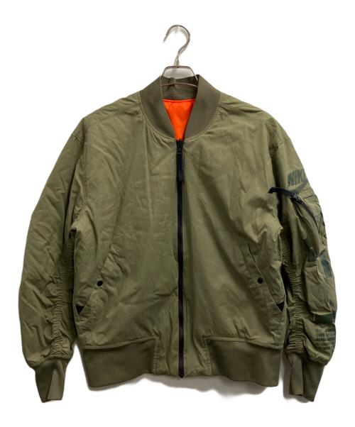 NIKE（ナイキ）NIKE (ナイキ) リバーシブルジャケット オレンジオリーブ サイズ:Lの古着・服飾アイテム