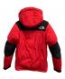 THE NORTH FACE (ザ ノース フェイス) ダウンジャケット レッド×ブラック サイズ:M：20000円