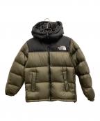 THE NORTH FACEザ ノース フェイス）の古着「ダウンジャケット」｜ブラック×カーキ