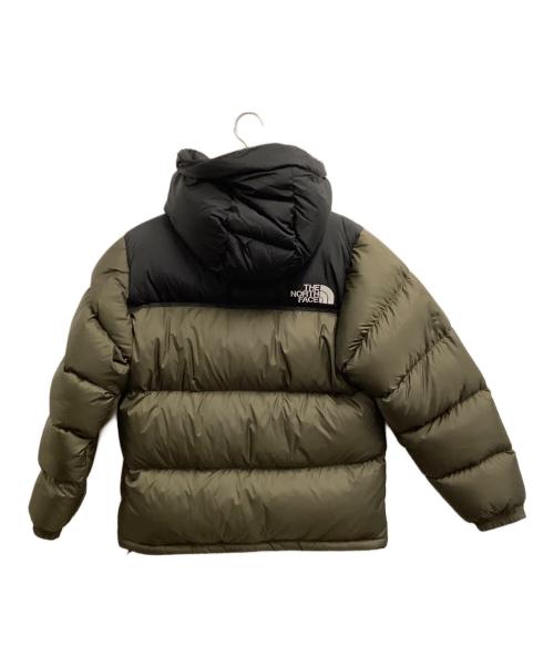 THE NORTH FACE（ザ ノース フェイス）THE NORTH FACE (ザ ノース フェイス) ダウンジャケット ブラック×カーキ サイズ:Sの古着・服飾アイテム