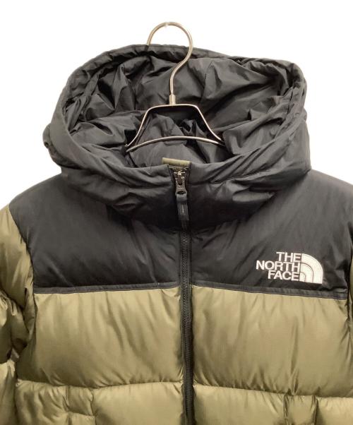 THE NORTH FACE（ザ ノース フェイス）THE NORTH FACE (ザ ノース フェイス) ダウンジャケット ブラック×カーキ サイズ:Sの古着・服飾アイテム