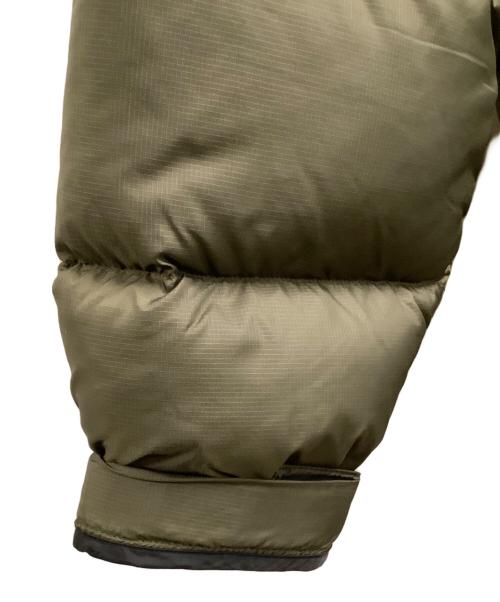 THE NORTH FACE（ザ ノース フェイス）THE NORTH FACE (ザ ノース フェイス) ダウンジャケット ブラック×カーキ サイズ:Sの古着・服飾アイテム