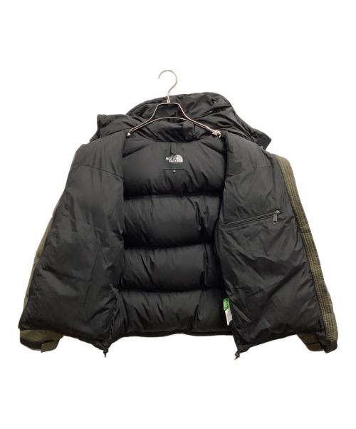 THE NORTH FACE（ザ ノース フェイス）THE NORTH FACE (ザ ノース フェイス) ダウンジャケット ブラック×カーキ サイズ:Sの古着・服飾アイテム