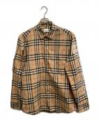 BURBERRYバーバリー）の古着「長袖シャツ」｜ブラウン