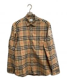 BURBERRY（バーバリー）の古着「長袖シャツ」｜ブラウン