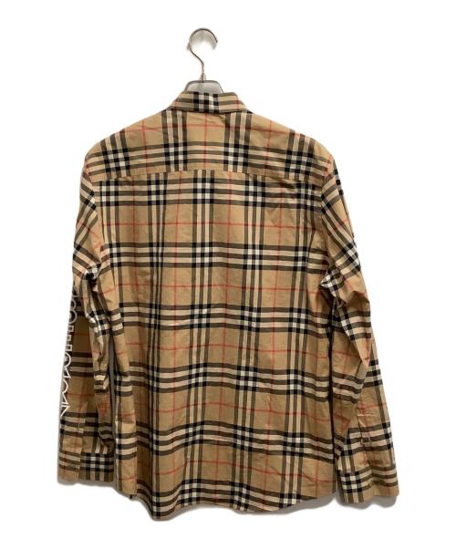 BURBERRY（バーバリー）BURBERRY (バーバリー) 長袖シャツ ブラウン サイズ:XLの古着・服飾アイテム