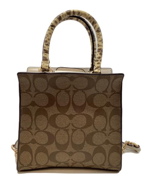COACH（コーチ）COACH (コーチ) 2WAYショルダーバッグ ブラウンの古着・服飾アイテム