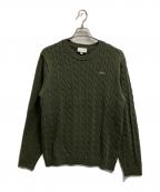 LACOSTEラコステ）の古着「厚手ニット」｜グリーン