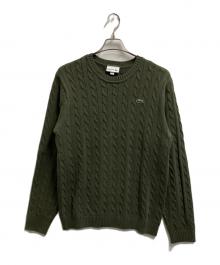 LACOSTE（ラコステ）の古着「厚手ニット」｜グリーン